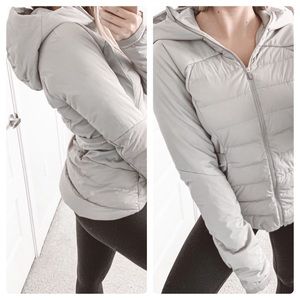 Lululemon Down for it Jacket Grey Lilac 4